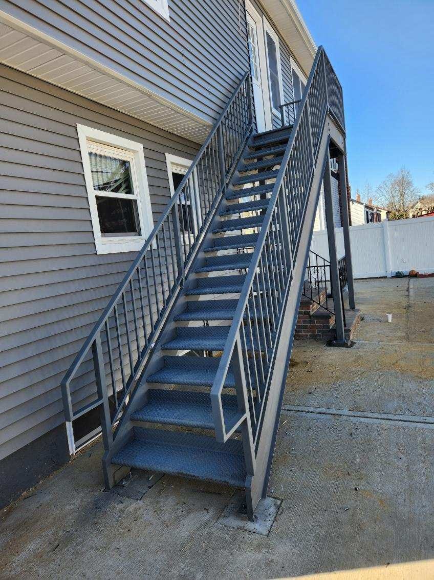 Steel stair
